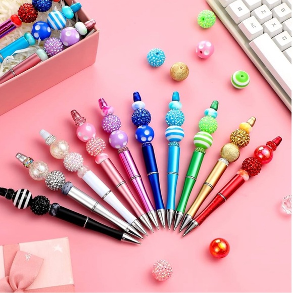 One 2 pc set Handmade Refillable Theme Pens - Picture 2 of 15